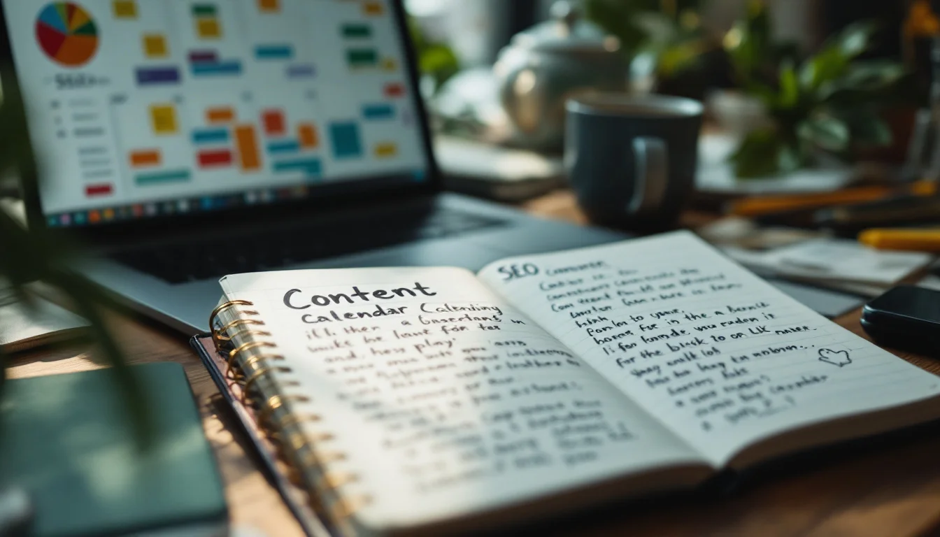 Do You Need An SEO Plugin For WordPress — A collaborative UK business meeting with a diverse team reviewing a content cale Do You Need An SEO Plugin For WordPress — A collaborative UK business meeting with a diverse team reviewing a content cale